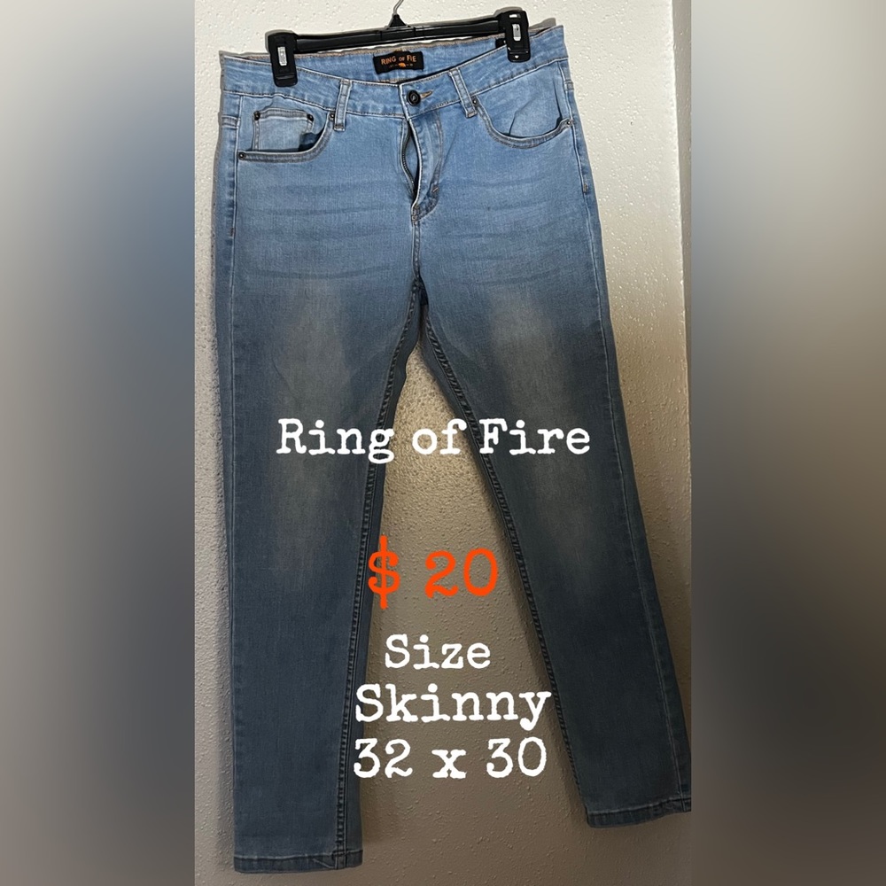 Ring of Fire men's size 32 x 30 jeans.  Excellent condition